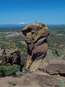 The Monkey Face, l'un des sites d'escalade les plus réputés de Smith Rock