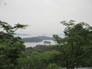 La baie de Matsushima et ces nombreuses petites îles.