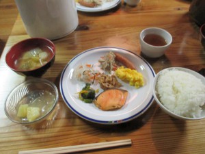 Petit déjeuner à la japonaise